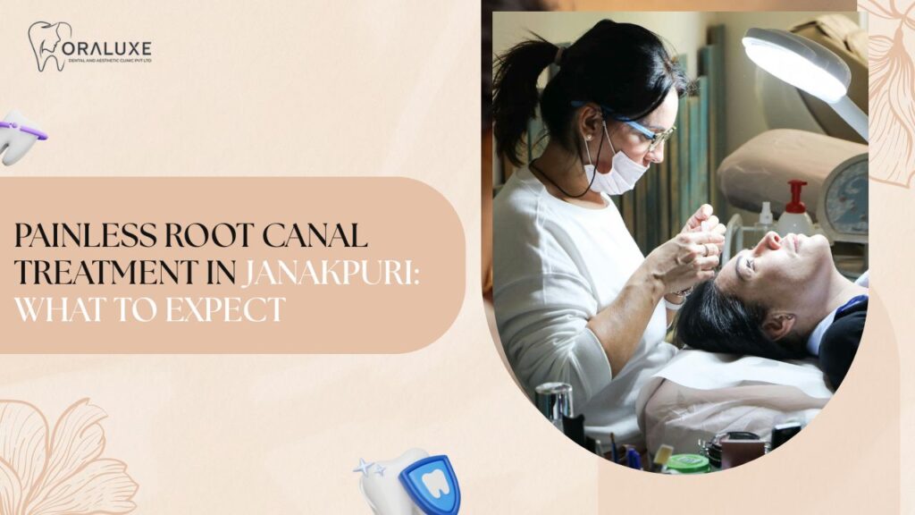 Painless root canal treatment in Janakpuri at Oraluxe Clinic