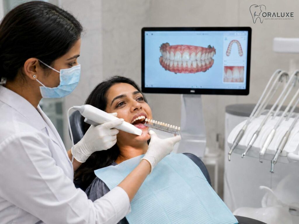 Cosmetic dentistry in Janakpuri at Oraluxe Clinic