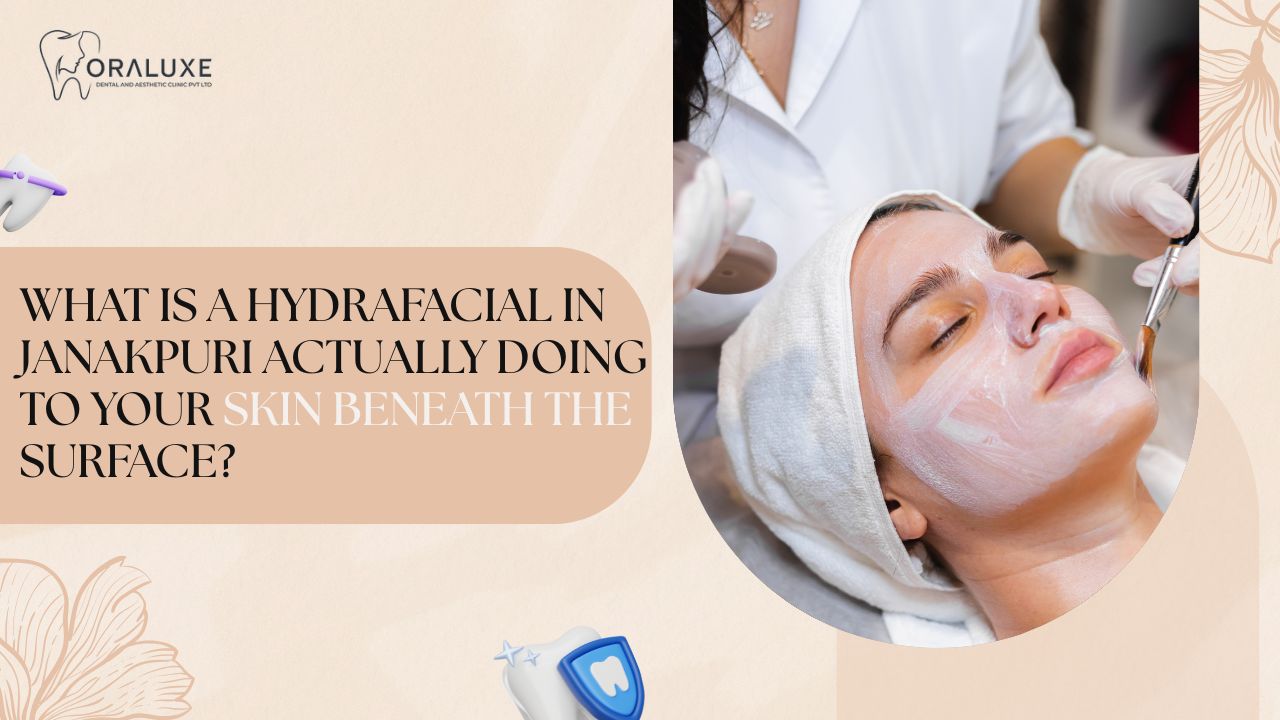 HydraFacial MD treatment in Janakpuri using vortex technology for cleansing and hydration