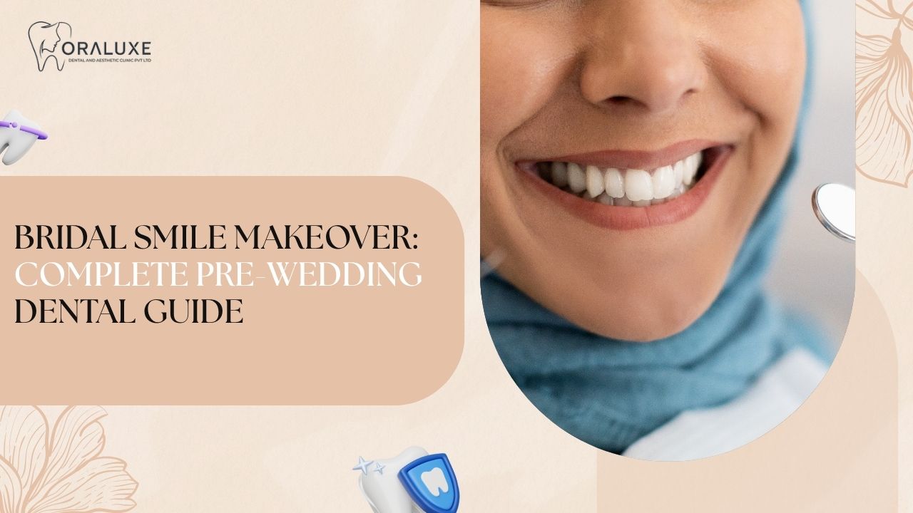 Bridal smile makeover consultation at Oraluxe Dental and Aesthetic Clinic in Janakpuri
