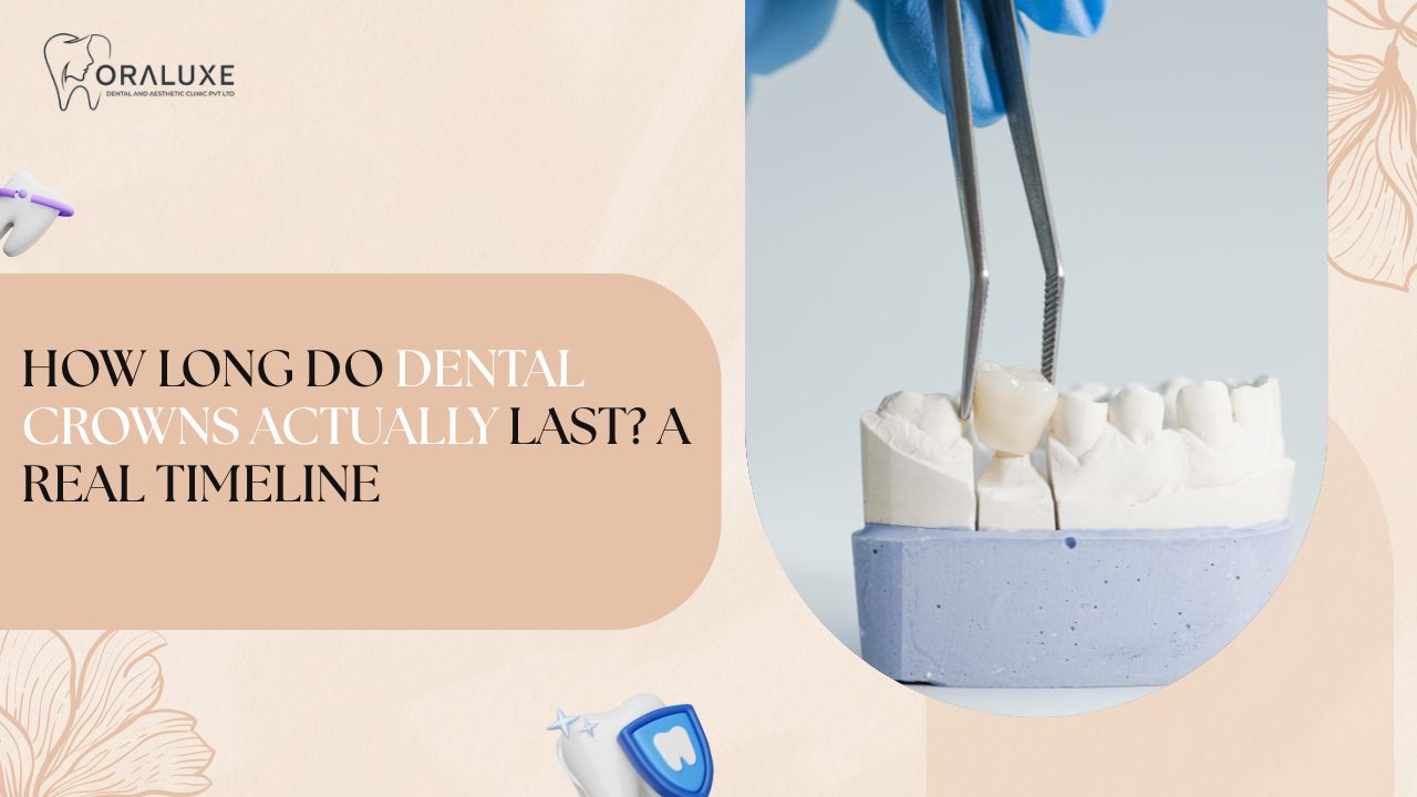 Dental crown consultation at Oraluxe in Janakpuri