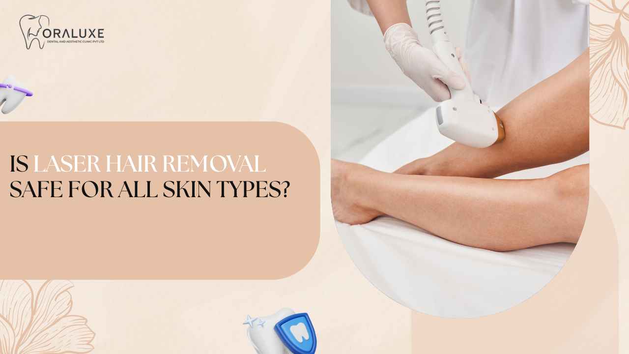 Skin type assessment being performed using the Fitzpatrick scale before laser treatment