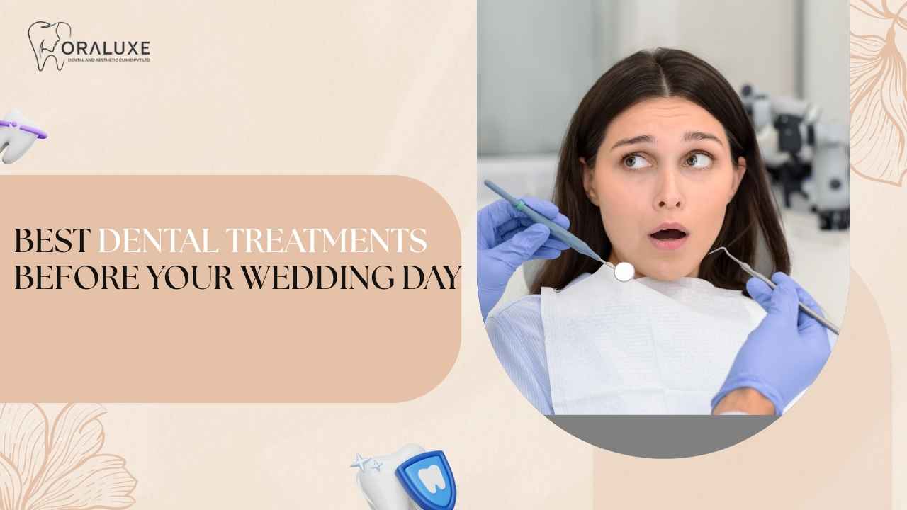 Pre-wedding dental treatment consultation at Oraluxe in Janakpuri