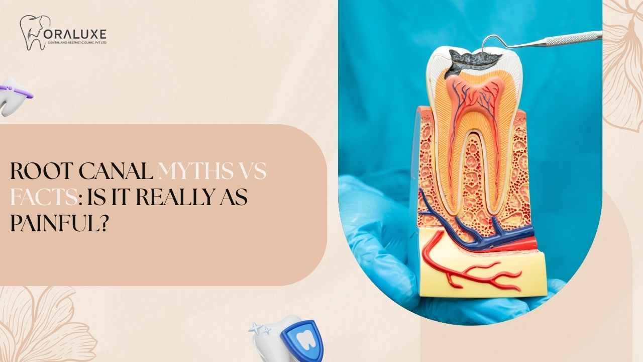 Root canal treatment consultation at Oraluxe Dental and Aesthetic Clinic in Janakpuri